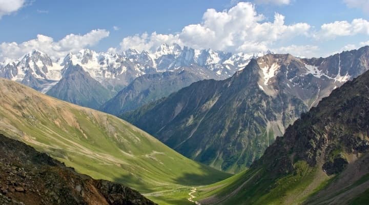 Эльбрус и вершины Кавказа на маршруте тура